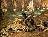 James Jacques Joseph Tissot Paintings - A Little Nimrod by James Jacques Joseph Tissot